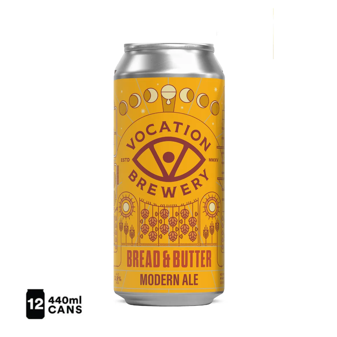 Vocation  12PK Bread & Butter | 3.9% Dry Hopped Pale Ale 440ml – 12 Pack