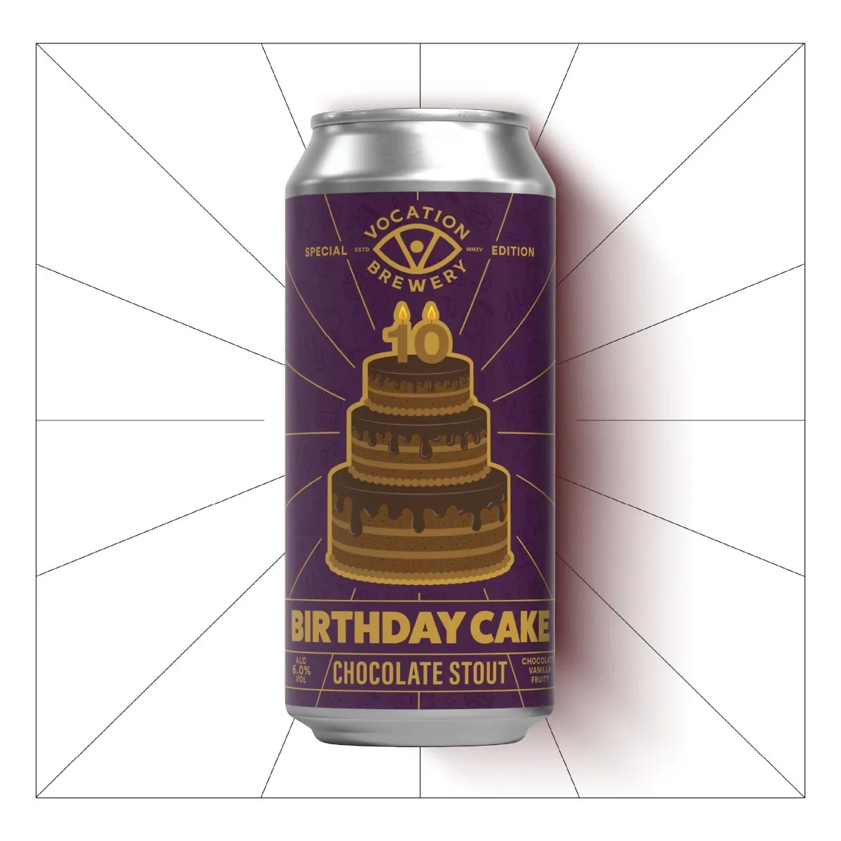Vocation Birthday Cake | 6% Chocolate Stout | 440ml – Single Can