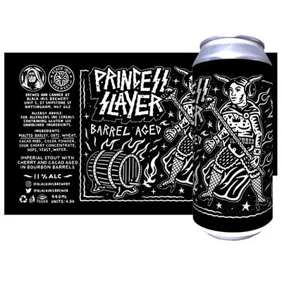 Black Iris x Emperor's BARREL AGED Princess Slayer BBA Imperial Stout