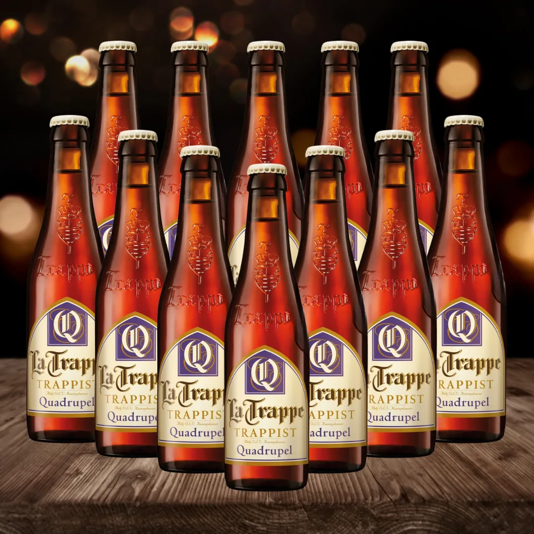 La Trappe Trappist Dutch Quadrupel Beer - 10.00% ABV (12 Pack)