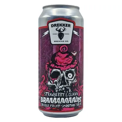 On SaleDrekker Strawberry & Guava Braaaaaaaains Double Fruit Smoothie Sour