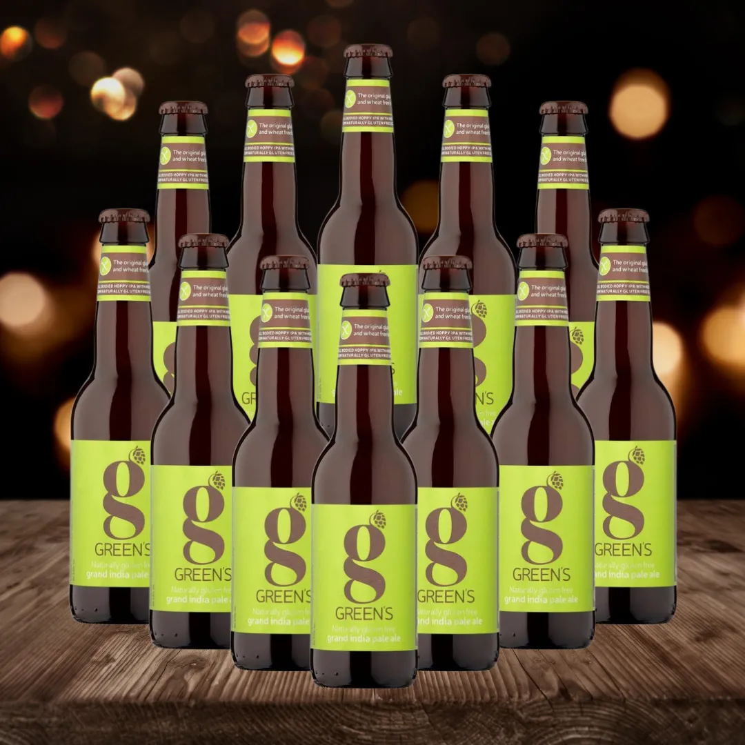 GREEN's Gluten Free IPA 330ml Bottles - 5.0% ABV (12 Pack)